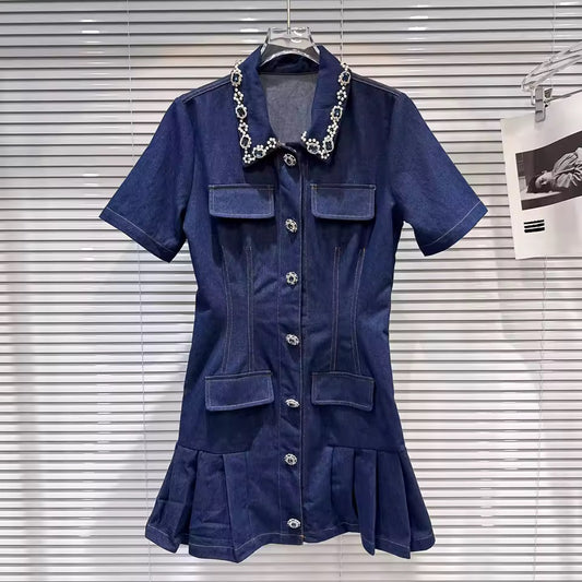 Деним рокля Poundcake