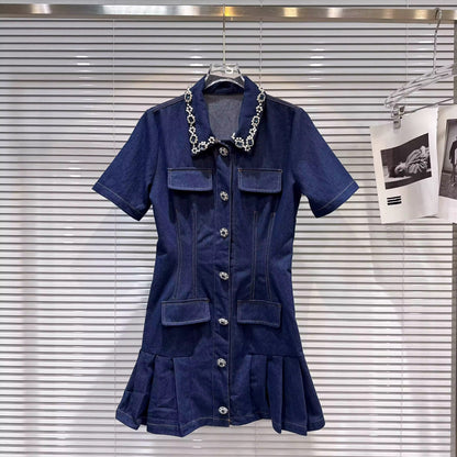Деним рокля Poundcake