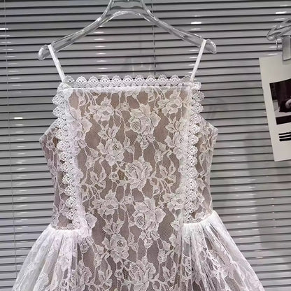 Рокля Lacy White